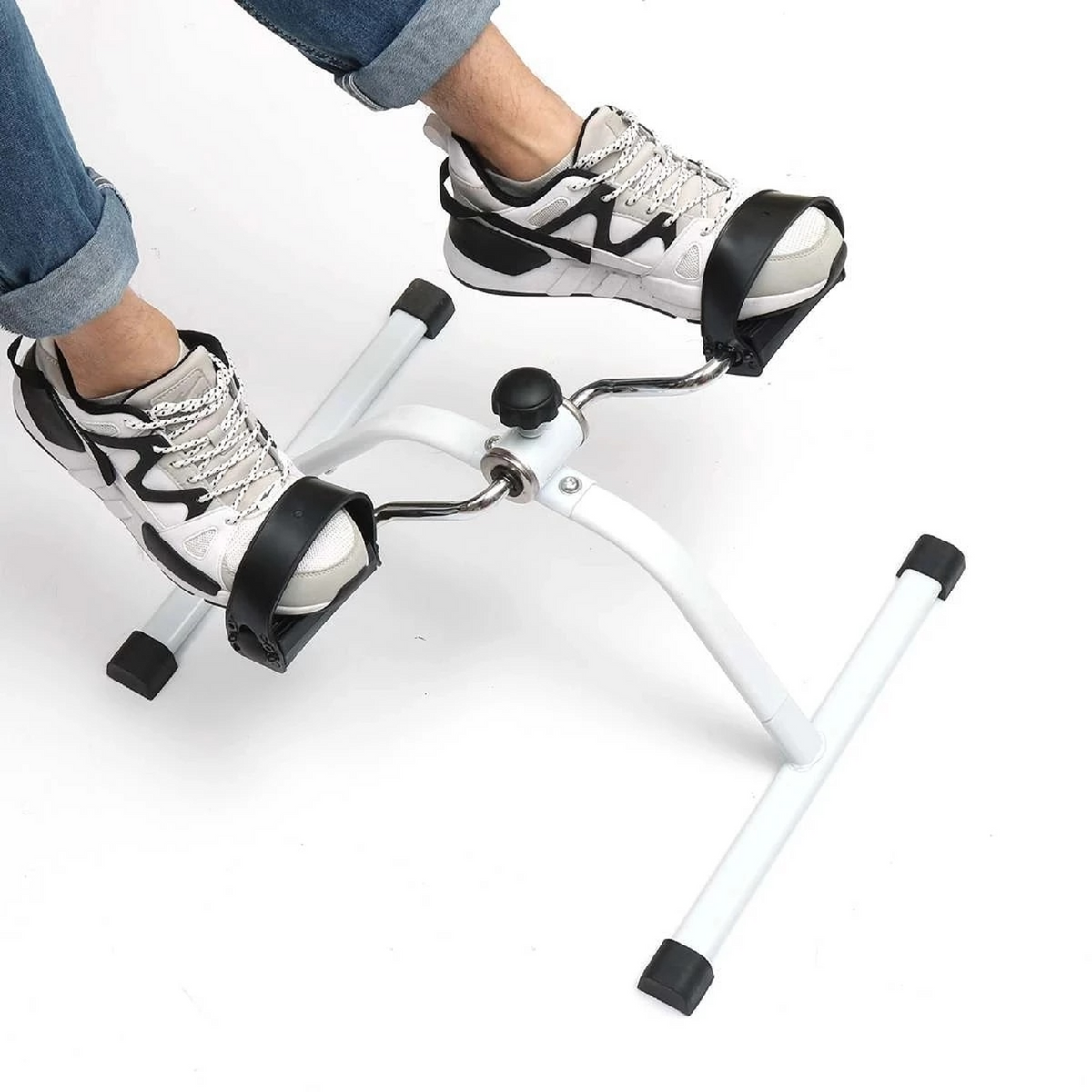 Foldable Mini Pedal Exerciser for Arms and Legs