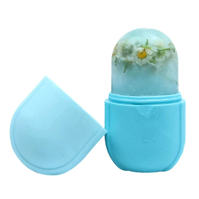 Facial Ice Roller with Refillable Silicone Head