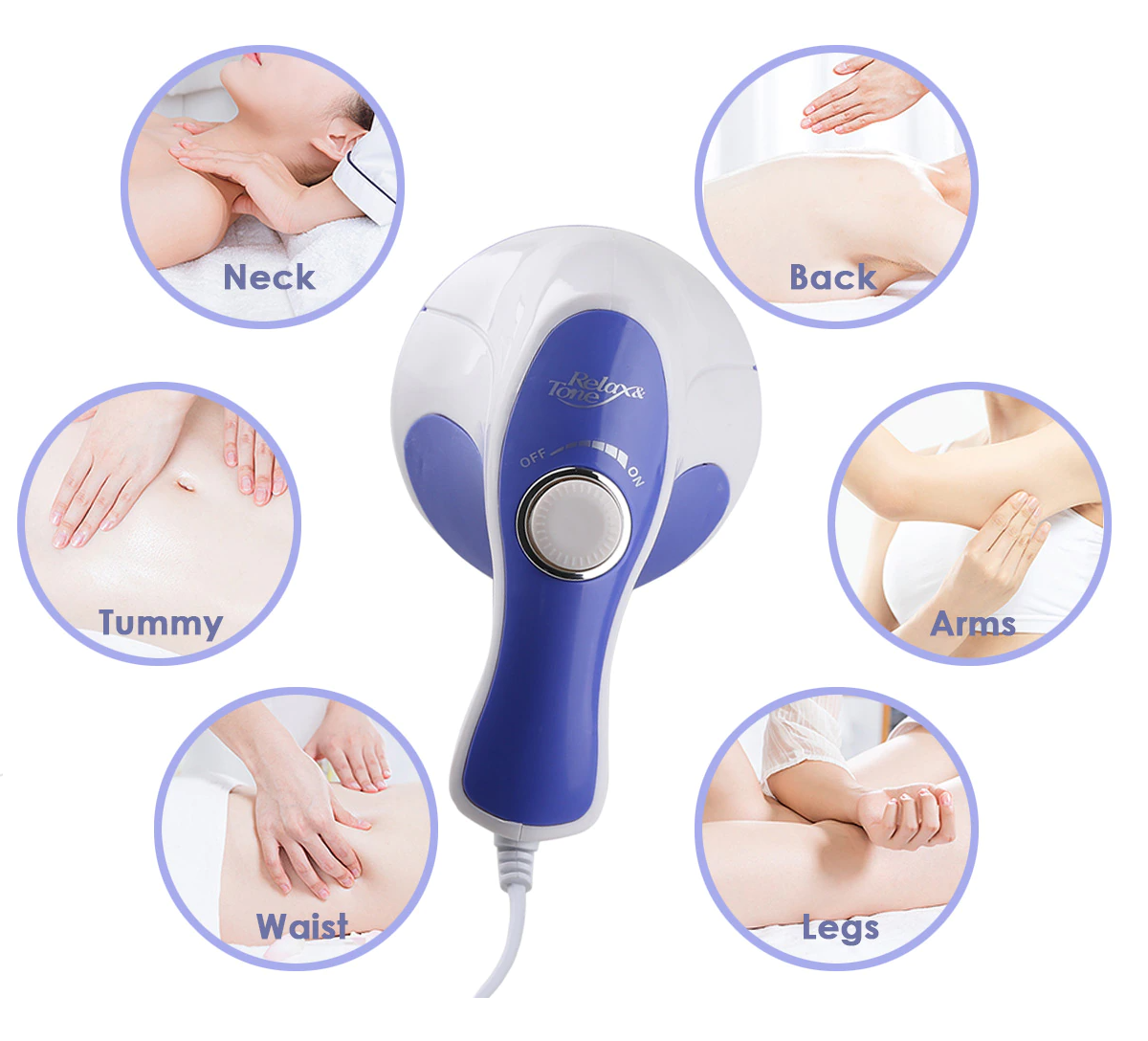 Handheld Percussion Body Massage Device