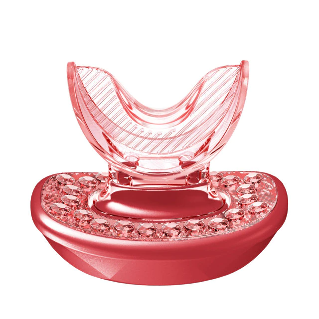 Rechargeable LED Lip Enhancer Device with Silicone Tray