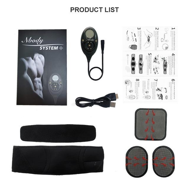 Cordless Abdominal Toning Belt with Gel Pads