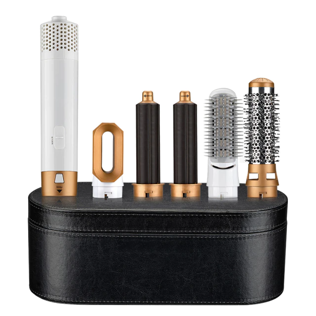 5 In 1 Hair Blower Brush Hot Air Styler Comb Curling Iron