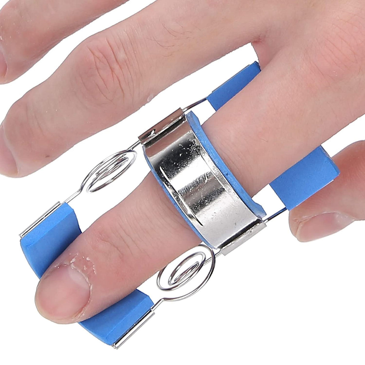 Adjustable Finger Support Splint with Cushioned Padding