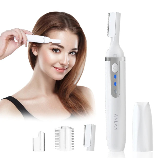 Electric painless eyebrow shaver