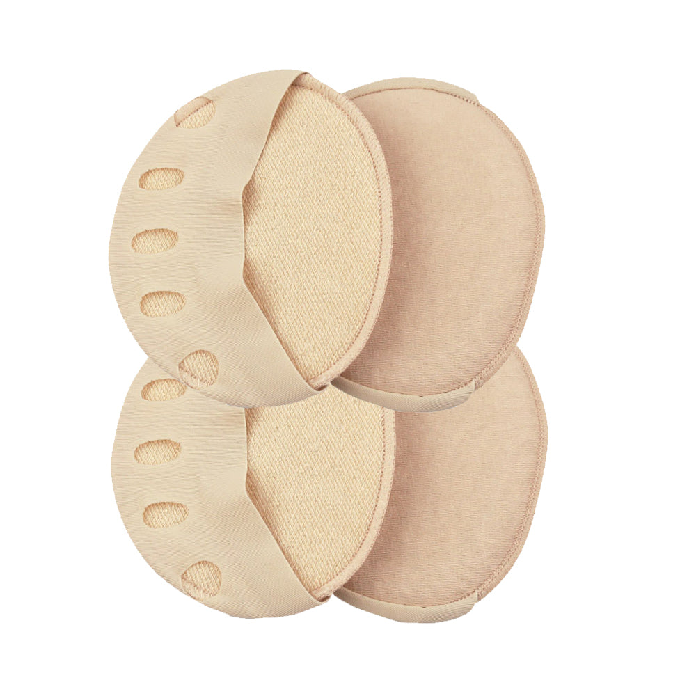 Soft Gel Forefoot Cushion Pads, 2 Pairs