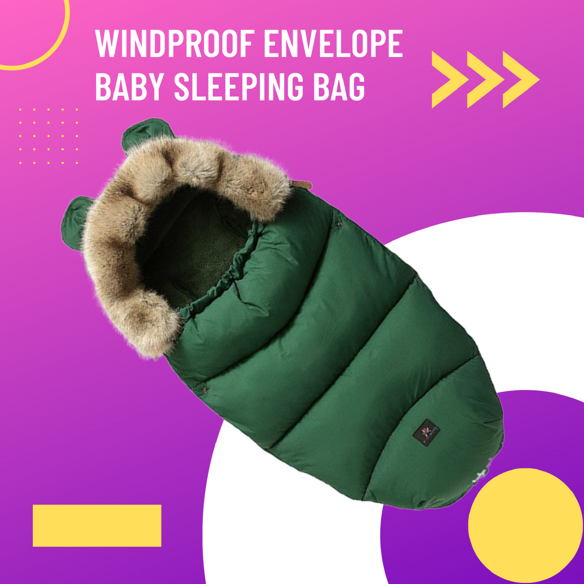 Baby sleeping bag infant stroller footmuff fleece warm sack