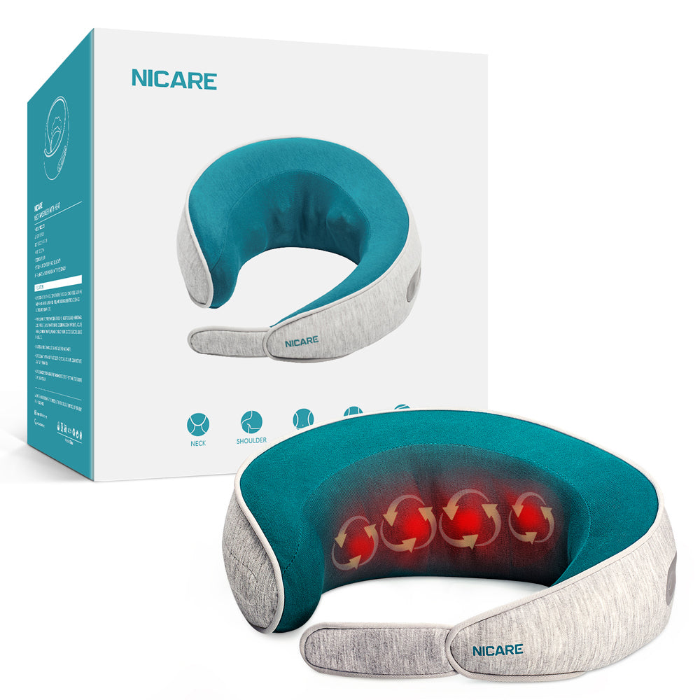 Cordless Heated Neck Massager with Kneading Nodes