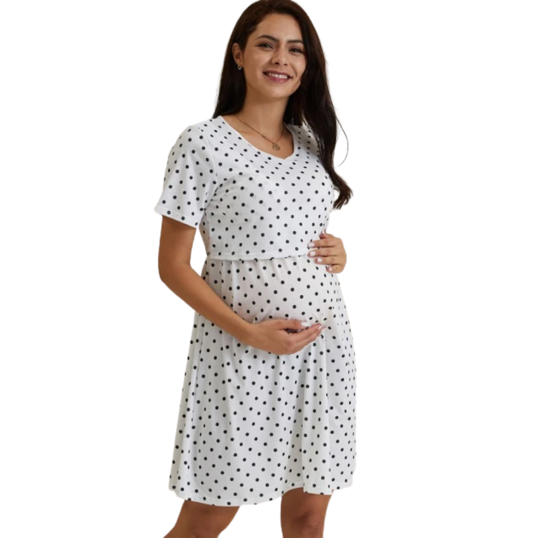 Spring & summer trendy pregnancy dress