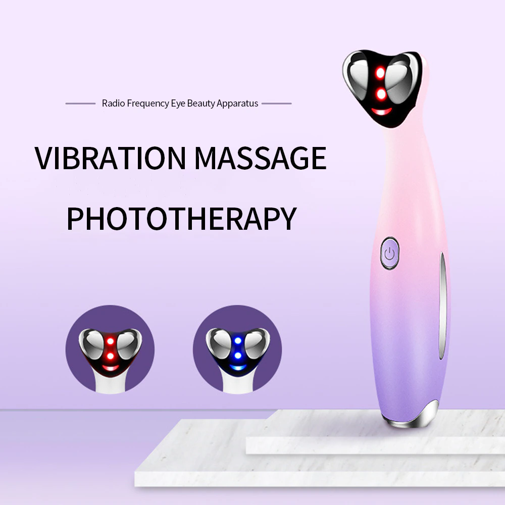 Rechargeable Heated Facial and Eye Massager with Vibration