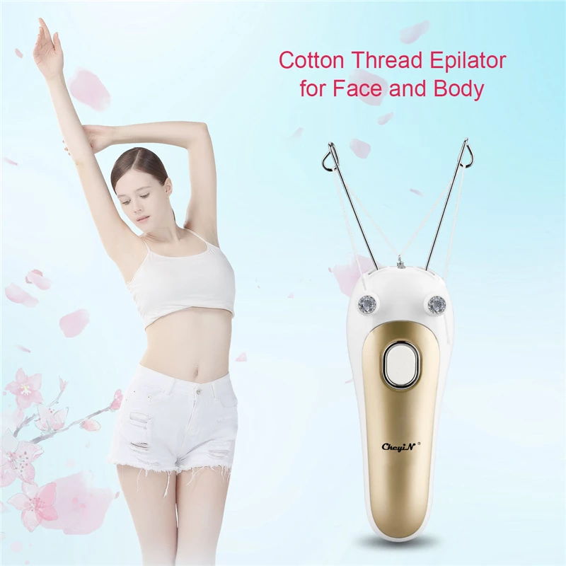 Electric Epilator for Face and Body Hair Removal
