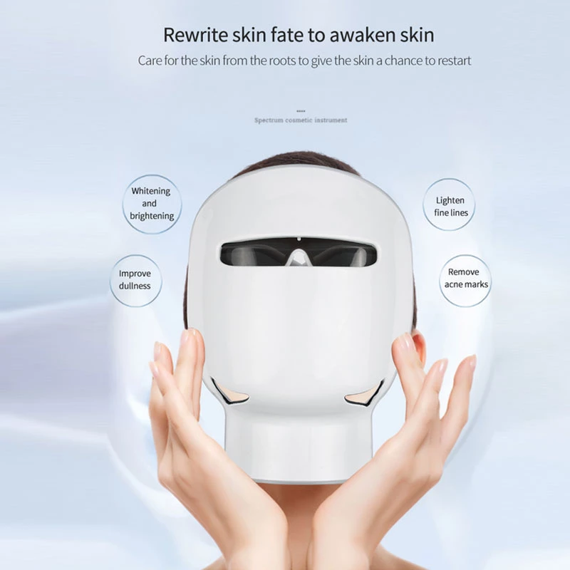 At-Home LED Face Mask with Multiple Light Colours