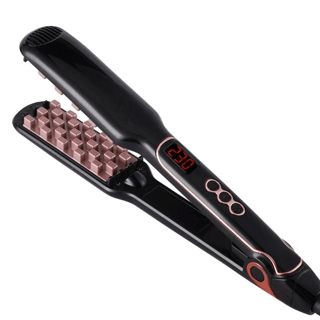 Volumizing Hair Straightener Brush for Root Lift