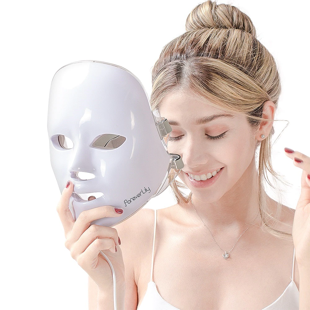 7-Colour LED Facial Light Mask for At-Home Skincare