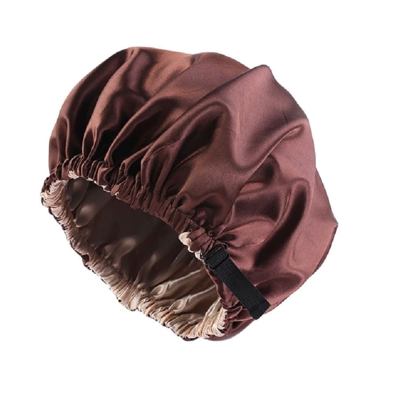 Satin-Lined Sleep Bonnet for Smoother, Frizz-Free Hair