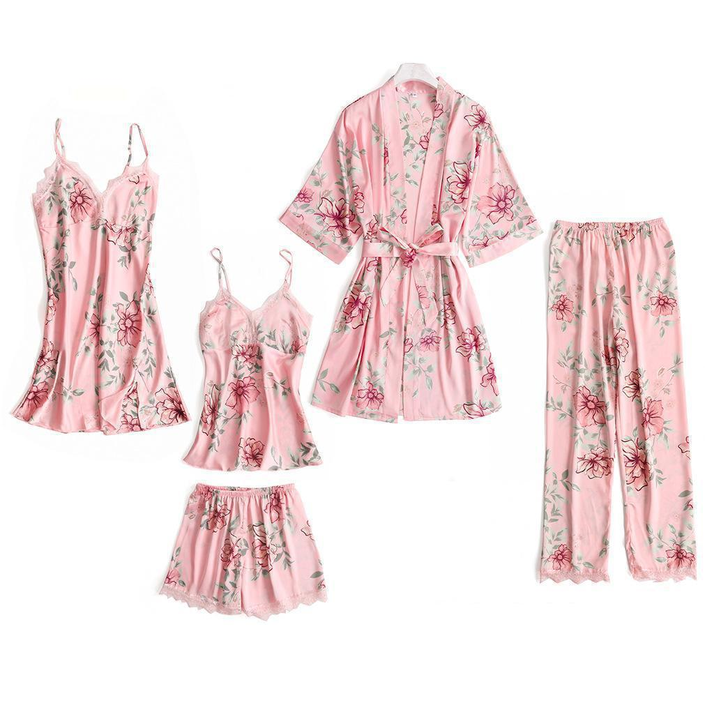 5pcs Women's pajamas sleep set