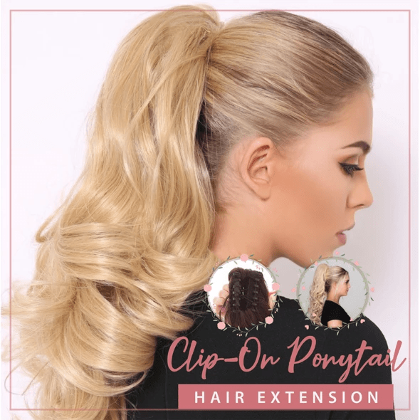 Clip-on ponytail