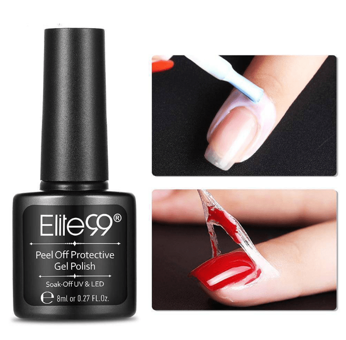 Peel Off Nail Base Coat for Easy Polish Cleanup