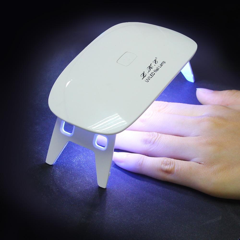 Portable USB UV LED Nail Lamp Gel Polish Dryer