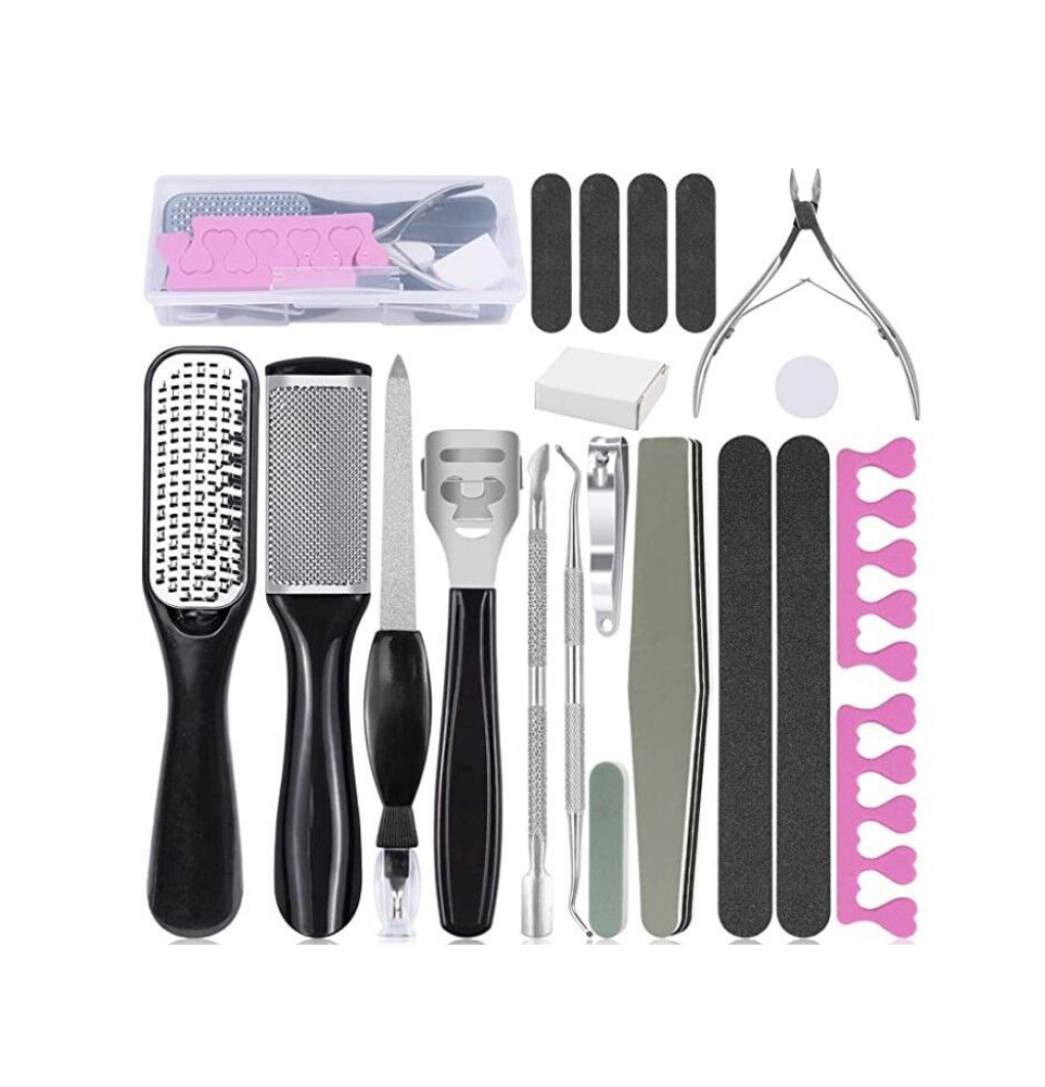 Professional Foot Care Pedicure Kit with Callus Remover
